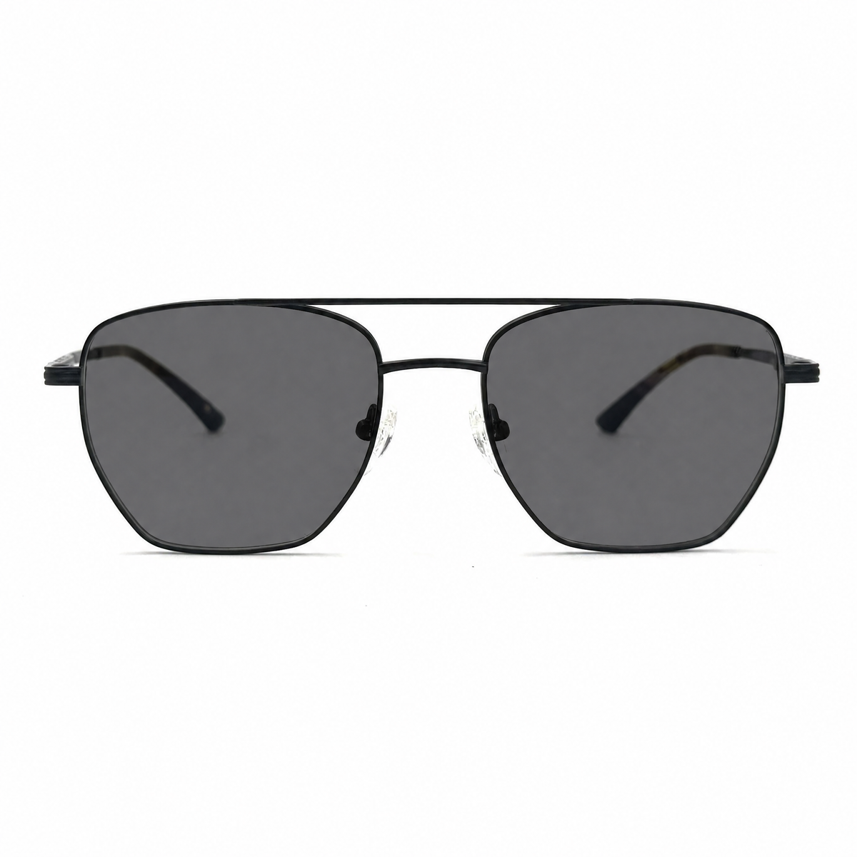 MiGAFAS ZR4312S aviator titanium sunglasses, front view