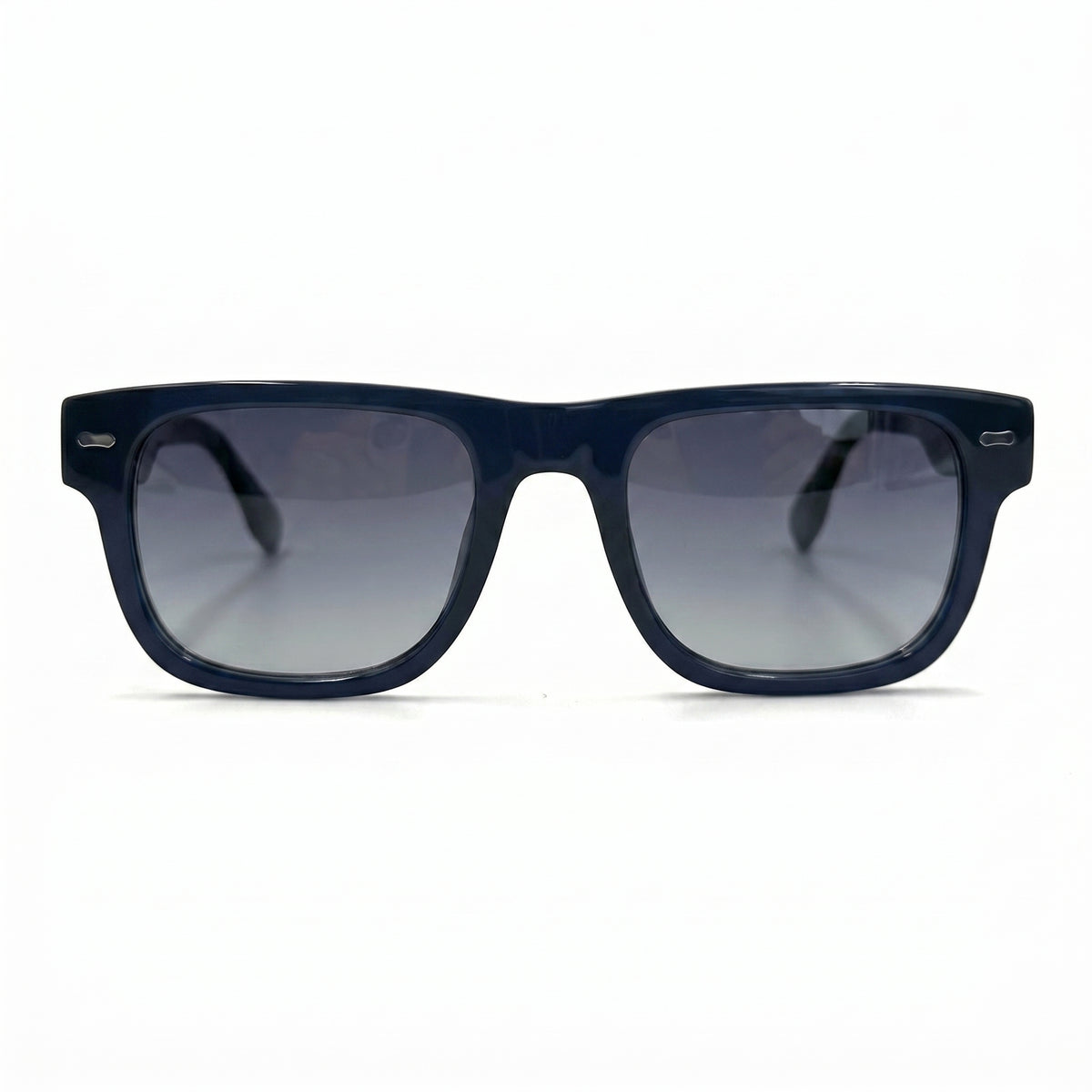 MiGAFAS QSZ5813S Blue Wellington acetate sunglasses, front view